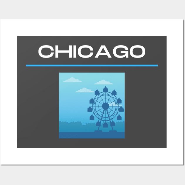 Chicago city Wall Art by yum72